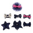 thumbnail image 2 of Set de Horquillas de Niñas Diadema de cabellero Decorativos Regalos de Recién Nacidos 7 piezas de color azul marino, 2 of 9