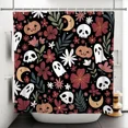 thumbnail image 3 of Tchckioa Halloween Party Decor Shower Curtain,36x72 Inch Waterproof Hooks Bath Curtain for Bathroom, 3 of 6