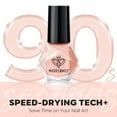 thumbnail image 3 of Modelones Jelly Nail Polish of 6 Colors Sheer Nude Mini Nail Polish Set Natural Jelly Red Pink Brown Colors Quick Dry Nail Polish Kit for DIY Valentine's Day Nail Art Salon Home Gift for Women Girl, 3 of 8