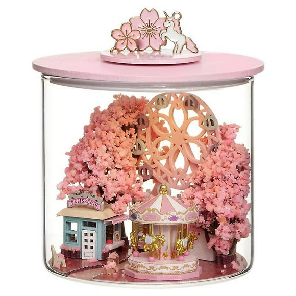 New year gift diy doll house with furniture wooden dollhouse accessories miniatures children for toys birthday christmas gifts