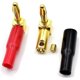 thumbnail image 3 of 8Pcs 4mm Banana Plug Speaker Wires Connector Adapter 24K Gold Plated Screw Type Pure Copper Right A, 3 of 5