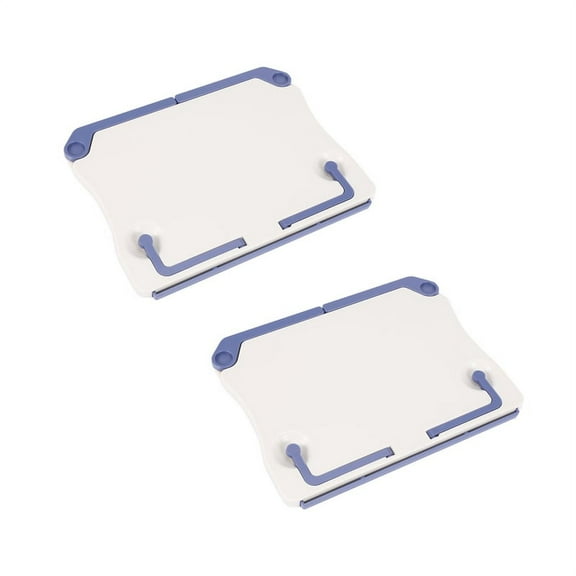 2X Folding Tabletop Music Stand ABS Sheet Music Holder Applicable for Guitar Piano Violin Universal Musical Instrument