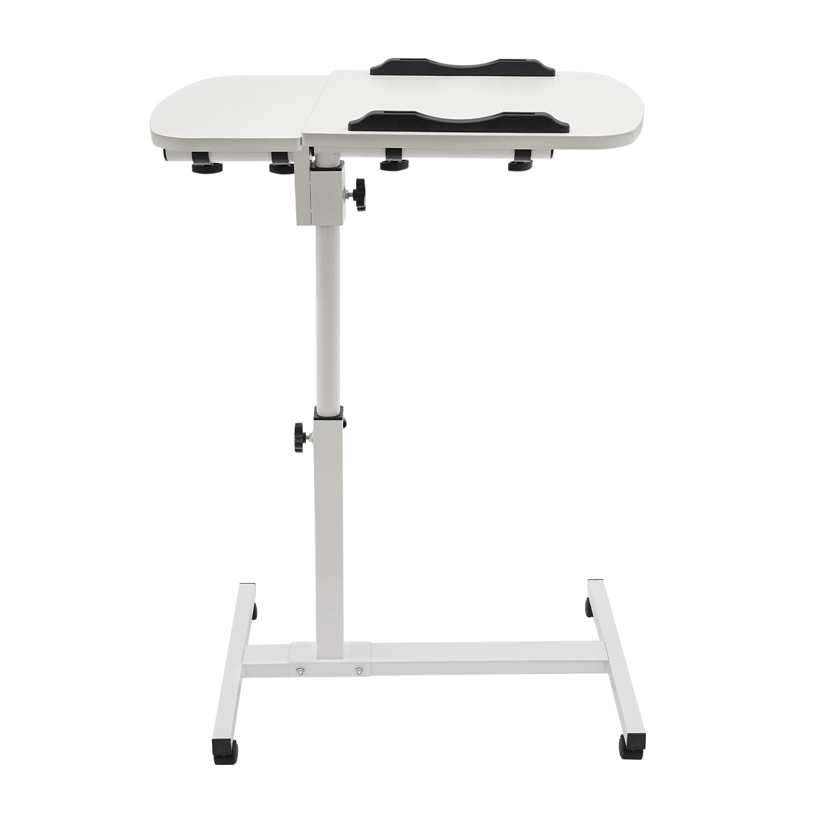 360° Adjustable Rolling Laptop Table Floor Mounted Rectangular Computer Desk Stand for Laptop Table Office Desk