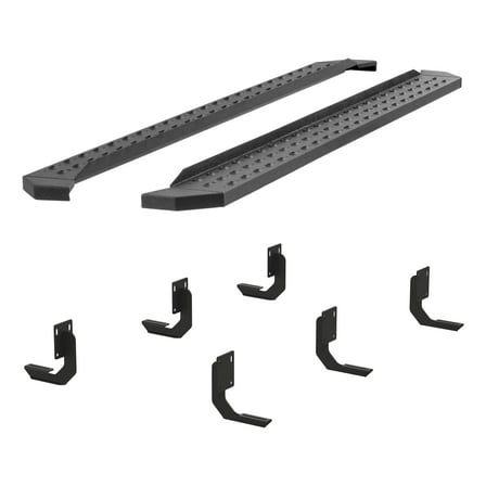 ARIES 2055524 RidgeStep Black Steel 6-1/2 x 91-Inch Truck Running Boards, Select Ford F-250, F-350, F-450 Super Duty Fits select: 1999-2005,2008-2009 FORD F250
