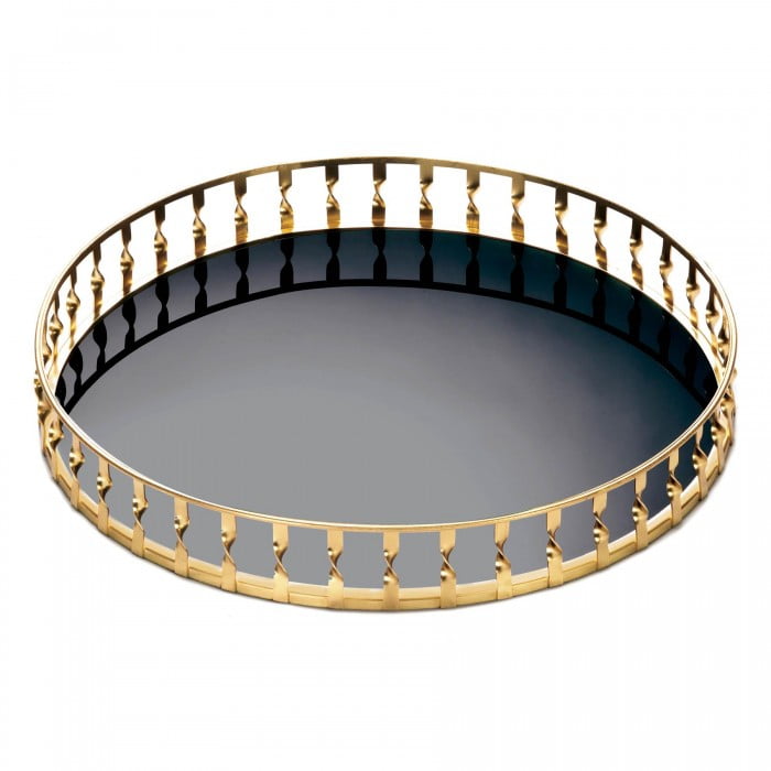 Home Details Large Geometric Mirrored Vanity Tray In Chrome Com Home Details Large Geometric Mirrored, Large Geometric Mirrored Vanity Tray Gold Home Details