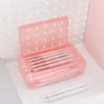 thumbnail image 3 of EQWLJWE Pencil Box Organizer, Pencil Case Box Storage Container for Organizing with Snap Lid, Big Capacity Stackable Plastic Pen Pouch for Craft Hobby Art Supplies Journaling Stationery Sticker, 3 of 9
