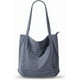 thumbnail image 1 of Bolso de pana con cremallera, impermeable, para mujer, con bolsillos y compartimentos, de gran capacidad, para el hombro., 1 of 5
