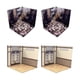 thumbnail image 1 of Set of 4Pc 1/12 Backdrop Decoration Display Collection Organizer Background Storage for Action Figures, Vehicle Scene Toy, Dolls, Diecast Car, Diorama Hugo vitrina de fondo, 1 of 10