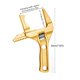 thumbnail image 2 of Llave de plomería para baño, reparación de mango corto, llave inglesa de apertura grande, lavabo, grifo multifuncional, tubería, herramienta de mano dorada Inevent TO001459-03, 2 of 7