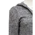 thumbnail image 5 of SAY Styles All Your Women Heather Knitted Soft Open Front Long Hooded Cardigan Sweater 2 Colors (Small, Grey), 5 of 5