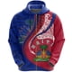 thumbnail image 5 of Nueva moda deportiva con estampado de bandera haitiana, sudaderas con capucha con cremallera, emblema nacional de la isla de Haití del mar Caribe, impresión 3D, jerseys de manga larga, 5 of 5