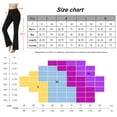 thumbnail image 5 of LNFINTDO Black Flare Leggings for Women High Waisted Bootcut Yoga Pants, 5 of 5