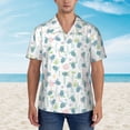 thumbnail image 4 of Fotbe Sea Turtle Hawaiian Shirt for Men Unisex Summer Beach Casual Short Sleeve Cotton Linen Button Down Shirts-X-Large, 4 of 9