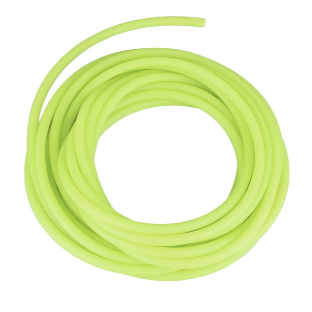 Tubo flexible de línea aérea de 16,4 pies, transparente, resistente a altas temperaturas, de silicona, tubo flexible de línea aérea para acuarios, amarillo