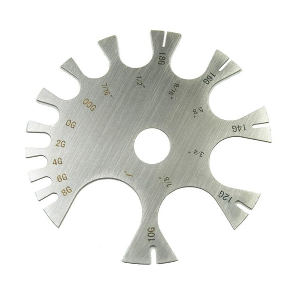Xuanheng Body Jewelry Piercings Gauge Stainless Steel for Ear Belly Lip