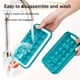 thumbnail image 5 of Bandejas para cubitos de hielo, cubo de hielo portátil de silicona con almacenamiento para congelador, molde para hacer cubitos de hielo fácil de empujar y sacar para whisky, vino tinto, cóctel Fokelyi WMYD-5, 5 of 6