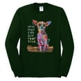 thumbnail image 3 of Dean Russo In My Mind Dog Lover Mens Long Sleeve Shirt, Forest Green, Medium, 3 of 6