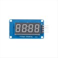 thumbnail image 1 of Módulo de Pantalla LED TM1637 de 4 Bits para , Tubo de Reloj de Ánodo Rojo de 7 Segmentos de 0,36 Pulgadas y Placa Controladora de 4 Series, 1 of 5