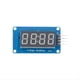 thumbnail image 1 of Módulo de Pantalla LED TM1637 de 4 Bits para , Tubo de Reloj de Ánodo Rojo de 7 Segmentos de 0,36 Pulgadas y Placa Controladora de 4 Series, 1 of 5