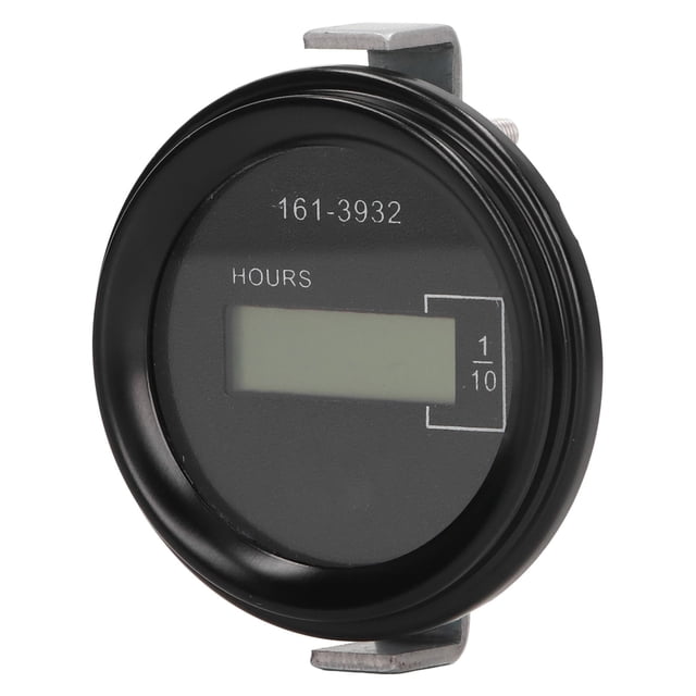 Excavator Electronic Remote Timer, 12V-36V Record Automatic Store Data LCD Excavator Hour Meter Current Timing Powerful 0-99999.9H For Heavy Equipment 161-3932,285-9075