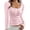 W9-Pink, variant on Women Y2K Long Sleeve Lace Trim Tops Button Up Henley Neck T-Shirt Slim Fit Tee 2026 Cute Clothes,White S