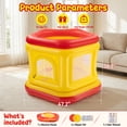 thumbnail image 6 of Wisairt 3-in-1 Inflatable Bounce House for Toddlers 1-3,Indoor Outdoor Blow up Bouncy House, 6 of 12