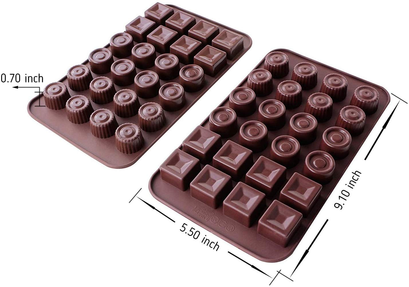 12-Cavity Square Caramel Candy Silicone Molds,Chocolate Truffles Mold For  Fat Bombs Keto Snacks,Christmas Candy - AliExpress