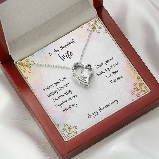 Wedding Anniversary My Forever Forever Love Necklace