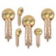 thumbnail image 1 of 6pcs globo globo de aluminio con globo de aluminio 4D globo de micrófono dorado, 1 of 4