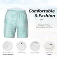 thumbnail image 5 of Balery Blue Bright Mens Swim Trunks Swim Shorts for Men Quick Dry Inseam Beach Shorts with Compression Liner Pocket-3X-Large, 5 of 9