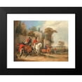 thumbnail image 2 of Francis Calcraft Turner 14x11 Black Modern Framed Museum Art Print Titled - Bachelor's Hall; the Meet (1835 - 1836), 2 of 5