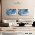 thumbnail image 4 of Elephant Stock Liquid Marble Abstract Wall Art - Horizontal Canvas Wall Art - Living Room Wall Decor - Abstract Canvas - Blue And Gold Decor - 51" x 34", 4 of 8