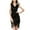 Black, variant on Bigersell Women Tank Dress Fashion Womens Solid Cold Shoulder Sleeveless V-Neck Regular Dress Plus Maxi Dress Style 26505, Female Knee Length Dresses Khaki L