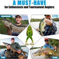 thumbnail image 2 of Kit de cebo suave de rana de doble hélice, señuelos de pesca para agua dulce Afortunado Sencillez, 2 of 5