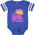 thumbnail image 3 of Inktastic I'm the Big Sister to Twins. Girls Baby Bodysuit, 3 of 5
