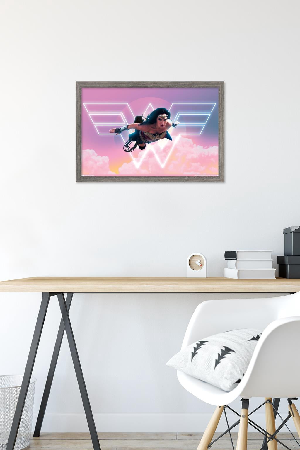 DC Comics Movie - Wonder Woman 1984 - Flight Wall Poster, 14.725" x 22.375", Framed