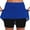 Blue, variant on Seductiva Women's Shorts Women's Pocket Pants Solid Mid Waist Culottes Short Skirts Skinny Pants Womens Workout Shorts