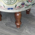 thumbnail image 5 of Natural Geo Multicolored Gray Decorative 16" Round Stool, 5 of 5