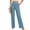 Light Blue, variant on SEMPAI Womens Cotton Linen Pants Petite 2026 Summer Lightweight High Waist Straight Leg Solid Beach Lounge Trousers