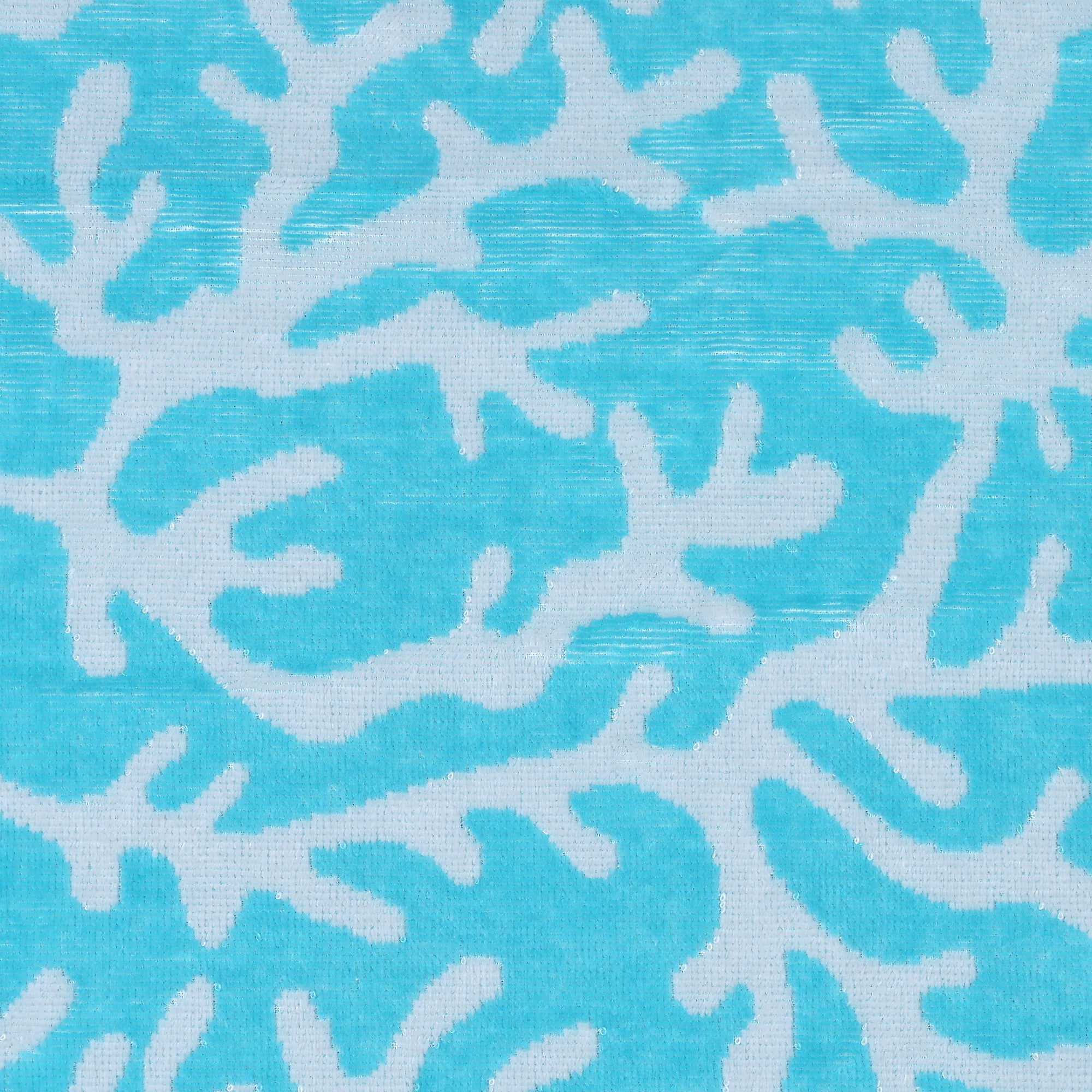 Mainstays Beach Collection Cotton Blend Beach Towel, 36 x 72 in, Coral Teal