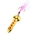thumbnail image 1 of Señuelos de pesca de aleación Tackle Hook Spoon Pike Wobble Tackle 3 tamaños Oro 10g Sharpla Cuchara de señuelos de pesca, 1 of 6