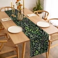 thumbnail image 3 of Table Runner 36 Inches Long for Kitchen Dining, Green Leaves Dresser Scarf Farmhouse, Dining Table Decorations for Wedding/Parties, Elegant Pastoral Summer Botanical Watercolor 13 x 36 In, 3 of 8
