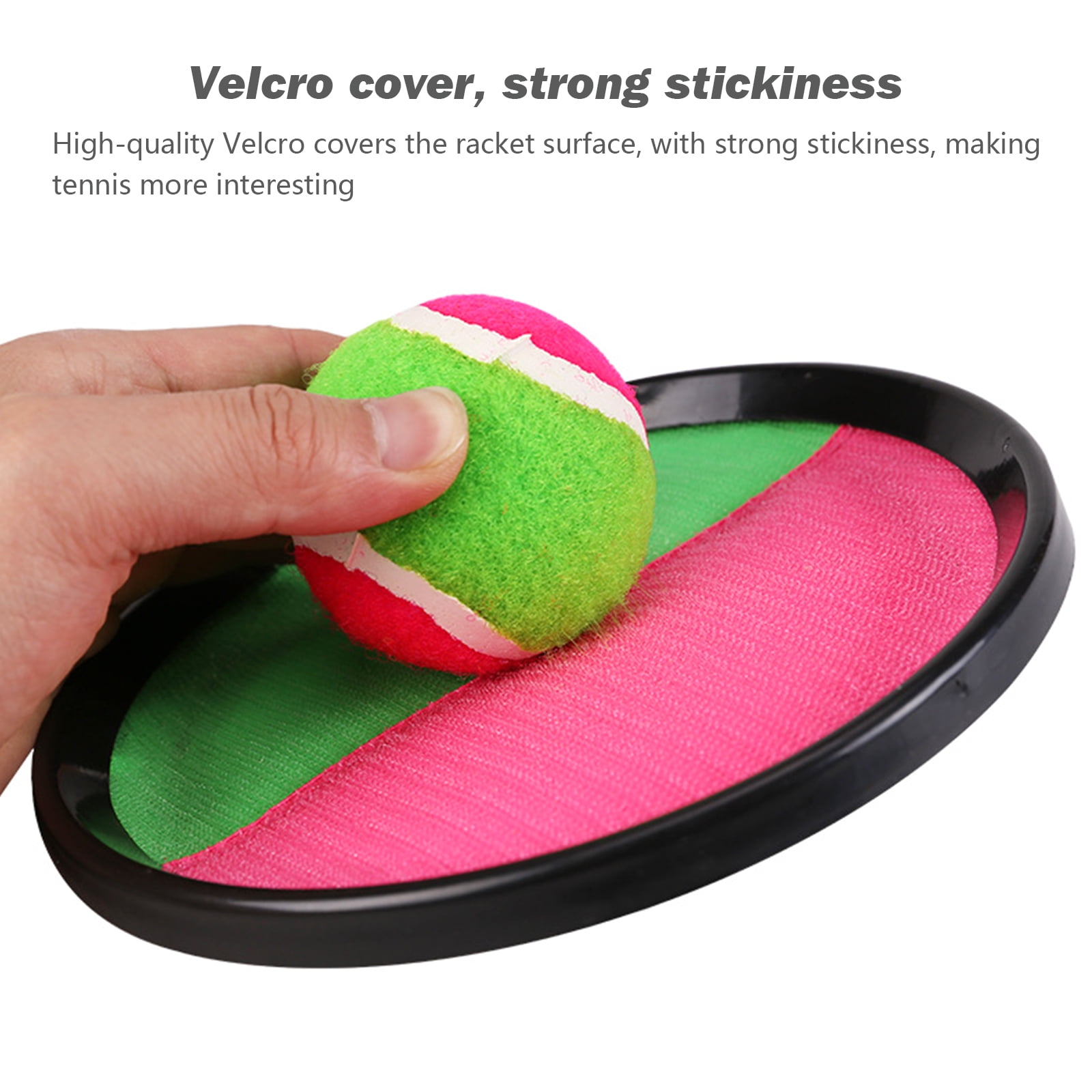 Velcro Ball Game Catch Ball Set, Velcro Ball Game for Children with 2  Paddles and 2 Balls, Velcro Ball Game for Children Throwing and Catching  Game, Outdoor Toy Throwing Games, Children Fun