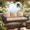 Brown, variant on Eyisean 69" PE Wicker 3-Seat Outdoor Porch Swing with Hanging Chains, All-Weather Heavy Duty Patio Swing Bench with Waterproof Cushion & Pillows, Large Swing Chair for Backyard, Garden, Poolside