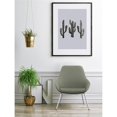 thumbnail image 3 of Bowery Hill 16" Modern Fabric and Metal Lounge Chair with 4 Metal Legs in Green, 3 of 3