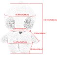 thumbnail image 4 of Pink Doll Clothes Cute Rabbit Sweater Uniform Fit 30cm Lalafanfan Yellow Duck Doll Children Toys Girl Gift Duck Doll Accessories, 4 of 5