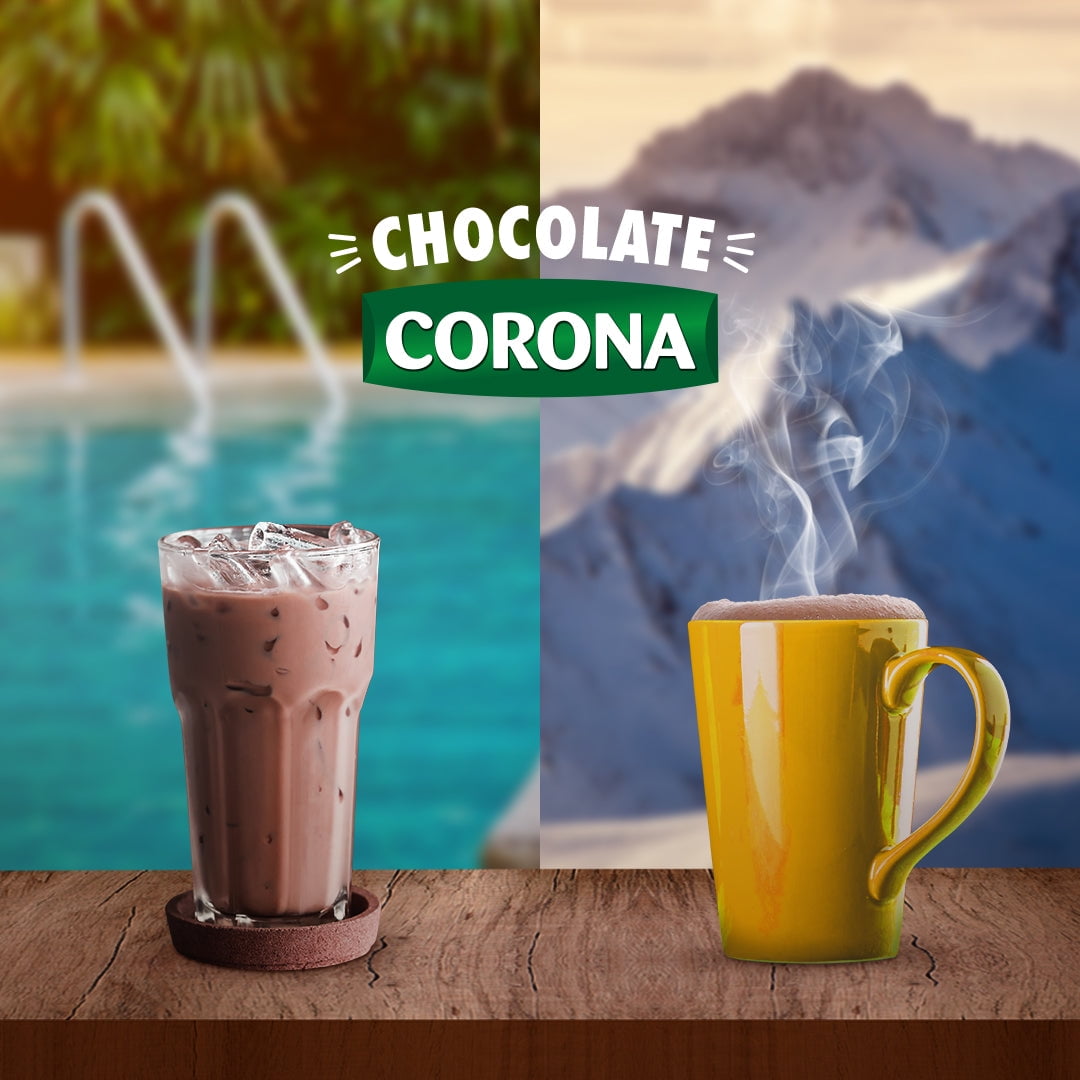 Chocotera Haceb Corona 20.3 oz + 3 Traditional Chocolate Resealable Bars 17.6 oz