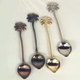 thumbnail image 2 of Coconut Tree Tea Coffee Spoon Ice Cream Coconut Tree Coffee Spoon Small Decoration Zine Alloy Gift for Bar Party, 2 of 8