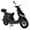 Black, variant on X-Pro Brand New 50cc Gas Moped Motorcycle, 10" Aluminum Wheels Electric/Kick Start! Large Headlights