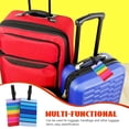 thumbnail image 3 of SEWCHICS Luggage Tags Rectangular 2Pcs 3.9X2.6X0.1In, 3 of 8
